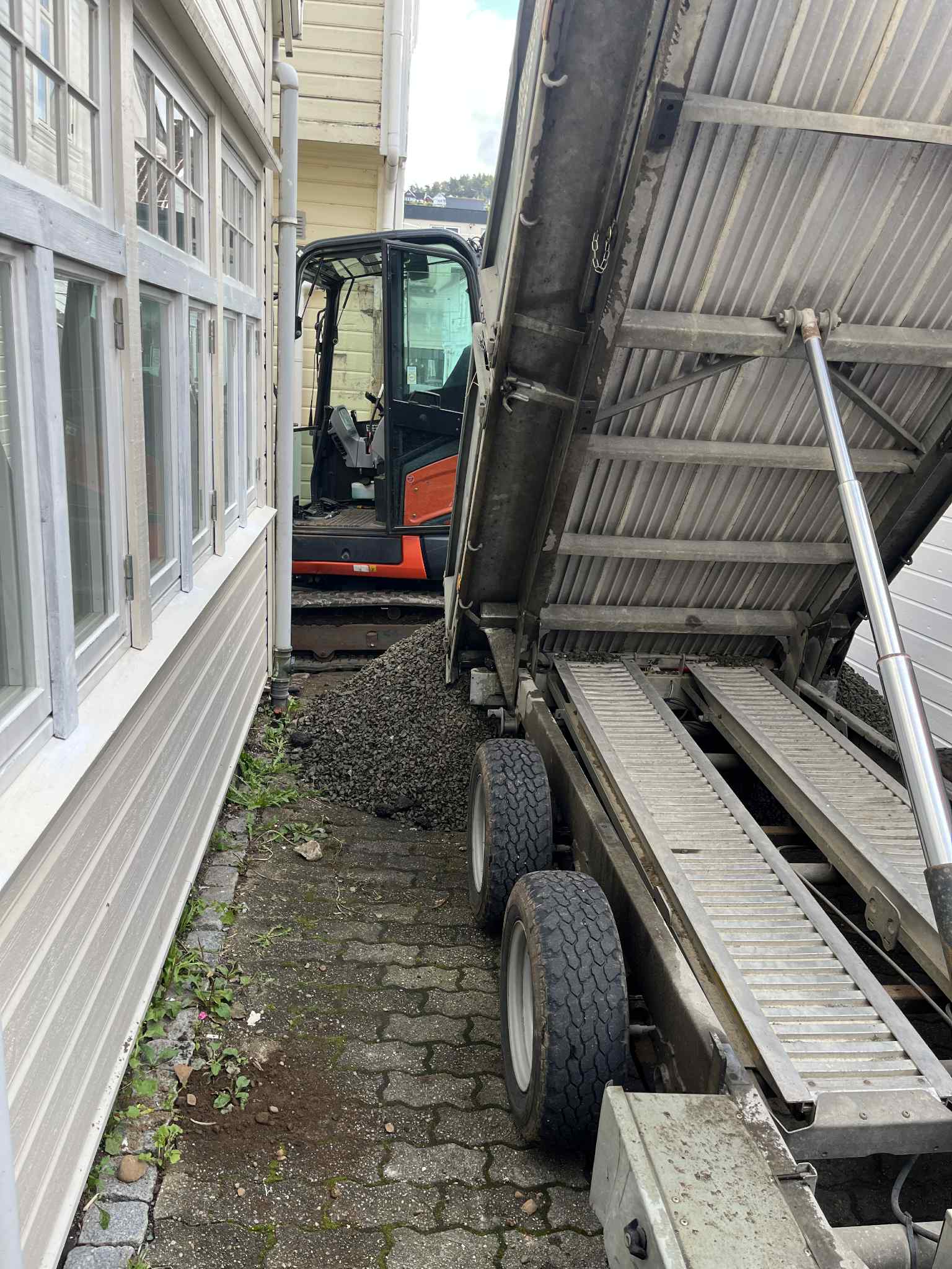 Levering av masse i tettbygd